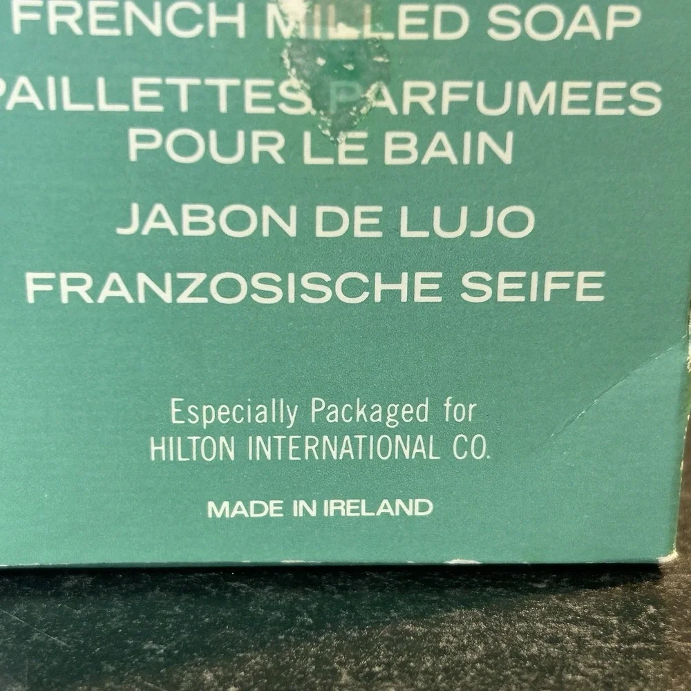 Vintage Hilton International Hotel French Milled‎ Bar Soap 2 oz NEW